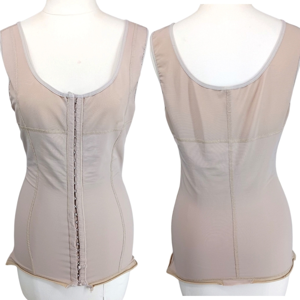 Fajitex Powernet Women's Tan Top Shapeware Compression Support Torso Size XL
